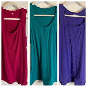 CALIA by Carrie Underwood Tank Tops - Red, Teal, Purple